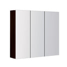 1200x150x750mm Plywood 3 - Door Dark Oak Mirror Cabinet - NZHomeware