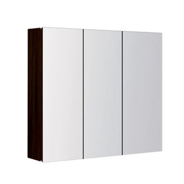 1200x150x750mm Plywood 3 - Door Dark Oak Mirror Cabinet - NZHomeware