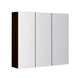 1200x150x750mm Plywood 3 - Door Dark Oak Mirror Cabinet - NZHomeware