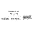 1200x750mm Rectangle LED Mirror with Motion Sensor Auto On Demister Touch Sensor Switch - NZHomeware