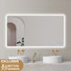 1200x750mm Rectangle LED Mirror with Motion Sensor Auto On Demister Touch Sensor Switch - NZHomeware