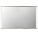1200x750x40mm Rectangle LED Mirror with Motion Sensor Auto On Demister Touch Sensor Switch Wall Mounted Horizontal - NZHomeware