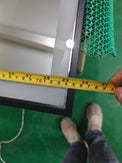 1200x750x40mm Rectangle LED Mirror with Motion Sensor Auto On Demister Touch Sensor Switch Wall Mounted Horizontal - NZHomeware