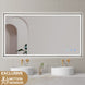 1200x750x40mm Rectangle LED Mirror with Motion Sensor Auto On Demister Touch Sensor Switch Wall Mounted Horizontal - NZHomeware