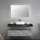 1200x750x40mm Rectangle LED Mirror with Motion Sensor Auto On Demister Touch Sensor Switch Wall Mounted Horizontal - NZHomeware