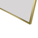 1200x850mm Backlit Brushed Yellow Gold Frame Arched LED Wall Mirror Demister - NZHomeware