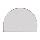 1200x850mm Backlit Gunmetal Grey Frame Arched LED Wall Mirror Demister Function - NZHomeware