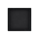 120*120mm Black Shower Grate Floor Waste Drain Smart Insert Tile - NZHomeware