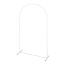 120X220 CM Wedding Metal Arch Backdrop Stand For Wedding Baby Shower Birthday Anniversary Graduation Garden Balloon Arch Decoration White - NZHomeware