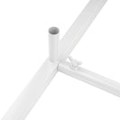 120X220 CM Wedding Metal Arch Backdrop Stand For Wedding Baby Shower Birthday Anniversary Graduation Garden Balloon Arch Decoration White - NZHomeware