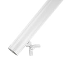 120X220 CM Wedding Metal Arch Backdrop Stand For Wedding Baby Shower Birthday Anniversary Graduation Garden Balloon Arch Decoration White - NZHomeware