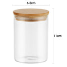 12PCs 300ml Airtight Glass Preserving Jar Food Tea Coffee Bean Storage Container - NZHomeware