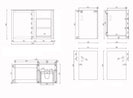 1300MM Light Oak Laundry Tub - Plywood Cabinet&Marble Bench with Sink - NZHomeware