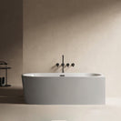 1400x720x580mm Corner Bathtub Right Corner Back to Wall Acrylic White Bathtub - NZHomeware