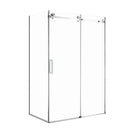 1470*870*1950mm Chrome Frameless Shower Door & Return Panel - NZHomeware