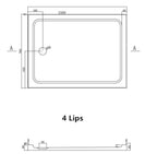 1470*870*1950mm Chrome Frameless Sliding Door Rectangle Shower Box - NZHomeware