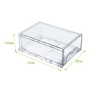 14pcs Stackable BPA - Free Refrigerator Storage Bins Pull Out Storage Drawer with Lids Drain Trays Kitchen Organization Transparent Food Storage Bins Set - NZHomeware