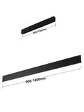 1500mm Linear Black Minimalist Bar Counter Light - NZHomeware