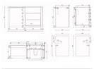 1500MM White Laundry Tub - Plywood Cabinet&Marble Bench with Sink - NZHomeware