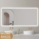 1500x750mm Rectangle LED Mirror with Motion Sensor And Demister Touch Switch 3 Colours Lighting - NZHomeware