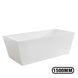 1500x750x580mm Square Bathtub Freestanding Acrylic White Bath Tub - NZHomeware