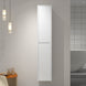 1600mm Height Plywood Fluted Tall Cabinet Matt White - NZHomeware