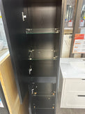 1600mm HEIGHT PLYWOOD TALL CABINET BLACK - NZHomeware