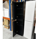 1600mm HEIGHT PLYWOOD TALL CABINET BLACK - NZHomeware