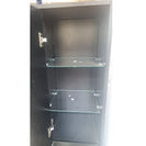 1600mm HEIGHT PLYWOOD TALL CABINET BLACK - NZHomeware