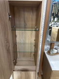 1600mm HEIGHT PLYWOOD TALL CABINET LIGHT OAK - NZHomeware