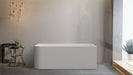1700x750x610mm Corner Bathtub Right Corner Back to Wall Acrylic White Bath Tub - NZHomeware