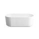1700x800x580mm Flutted V - Groove Bathtub Freestanding Acrylic Apron Gloss White Bath Tub - NZHomeware