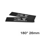 180° Lauxes Midnight Black Pair Shower Grate Joiners 22/26mm - NZHomeware