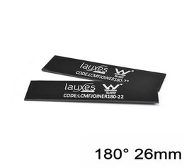 180° Lauxes Midnight Black Pair Shower Grate Joiners 22/26mm - NZHomeware