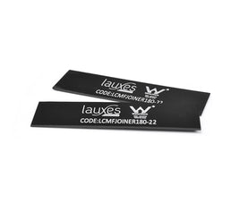 180° Lauxes Midnight Black Pair Shower Grate Joiners 22/26mm - NZHomeware