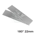 180° Lauxes Silk Silver Pair Shower Grate Joiners 22/26mm - NZHomeware