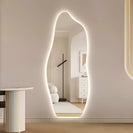 1800x800mm Irregular Backlit Frameless Wall - mounted LED Full Length Mirror with Motion Sensor - NZHomeware
