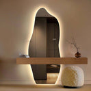 1800x800mm Irregular Backlit Frameless Wall - mounted LED Full Length Mirror with Motion Sensor - NZHomeware