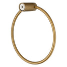 Lattice Edition Knurled Brushed Yellow Gold Hand Towel Ring Towel Rail Stainless Steel 304