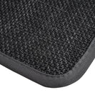 2 Pieces Kitchen Runner Carpet Set Non Slip Floor Mat Machine Washable Fabric Door Rug Laundry Room Hallway Bathroom Bedroom Entryway 70/120*45*0.7cm Dark Grey - NZHomeware