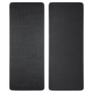 2 Pieces Kitchen Runner Carpet Set Non Slip Floor Mat Machine Washable Fabric Door Rug Laundry Room Hallway Bathroom Bedroom Entryway 70/120*45*0.7cm Dark Grey - NZHomeware