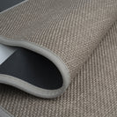2 Pieces Kitchen Runner Carpet Set Non Slip Floor Mat Machine Washable Khaki Fiber Fabric Door Rug Laundry Room Hallway Bathroom Bedroom Entryway 70/120*45*0.7cm - NZHomeware