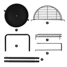 2 - Tier Adjustable Lazy Susan Spice Rack | 360° Rotating Countertop Organizer with Towel Holder NZ - NZHomeware