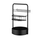 2 - Tier Adjustable Lazy Susan Spice Rack | 360° Rotating Countertop Organizer with Towel Holder NZ - NZHomeware
