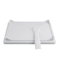 2 Tier Foldable Dish Drying Rack Kitchen Plate Bowl Cup Organizer Cutlery Storage White - NZHomeware