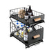 2 Tier Kitchen Dish Drying Drainer Storage Rack Wire Basket Holder Organiser - NZHomeware