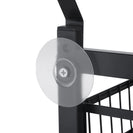 2 Tiers Kitchen Bathroom Pantry Over The Door Hanging Organizer Adjustable Baskets Storage Rack Shampoo Conditioner Body Wash Shelf - NZHomeware