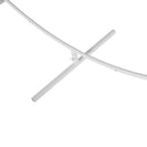 200CM White Round Balloon Backdrop Party Arch Stand Metal Circle Heavy Duty Wedding Arch Frame for Ceremony Birthday Party Anniversary Bridal Graduation Decoration - NZHomeware