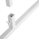 200CM White Round Balloon Backdrop Party Arch Stand Metal Circle Heavy Duty Wedding Arch Frame for Ceremony Birthday Party Anniversary Bridal Graduation Decoration - NZHomeware