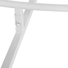 200CM White Round Balloon Backdrop Party Arch Stand Metal Circle Heavy Duty Wedding Arch Frame for Ceremony Birthday Party Anniversary Bridal Graduation Decoration - NZHomeware